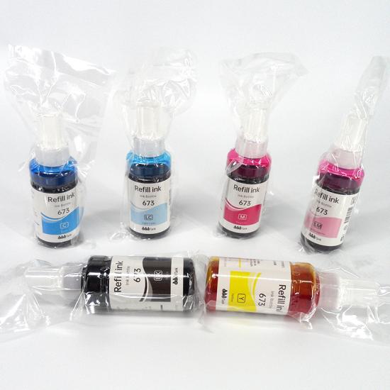 673,T673,T6731-T6736 70ML Refill Ink bottle for Epson L800/L805/L850/L1800 Printer130/L200/L211/L220/L301/L211/L351/L360/L365/L380 L353/ L395/L805