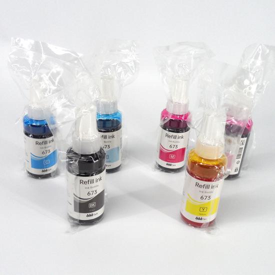 673,T673,T6731-T6736 70ML Refill Ink bottle for Epson L800/L805/L850/L1800 Printer130/L200/L211/L220/L301/L211/L351/L360/L365/L380 L353/ L395/L805